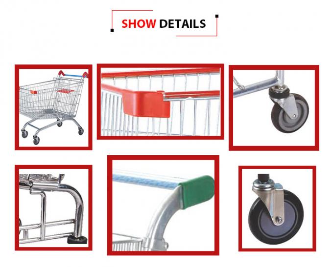 Wholesale Wire Basket Grocery Shopping Supermarket Cart Trolley